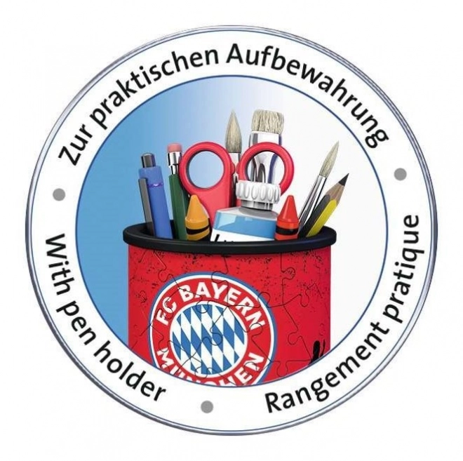 RAVENSBURGER 3D puzzle stojan: FC Bayern Mnichov 54 dílků