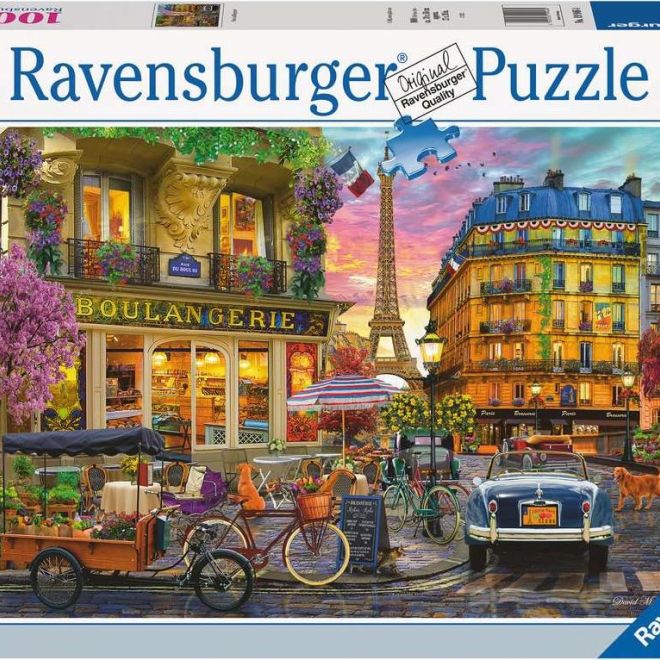 RAVENSBURGER Puzzle Ranní Paříž 1000 dílků