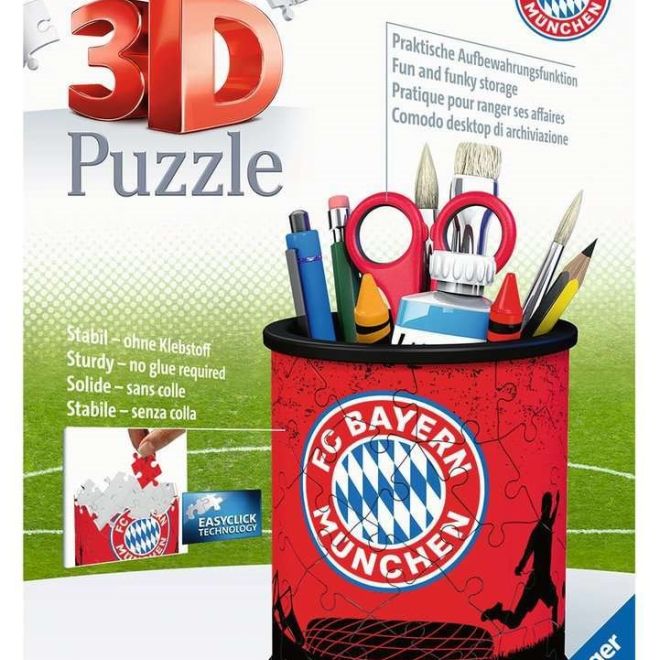 RAVENSBURGER 3D puzzle stojan: FC Bayern Mnichov 54 dílků
