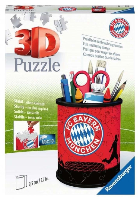 RAVENSBURGER 3D puzzle stojan: FC Bayern Mnichov 54 dílků