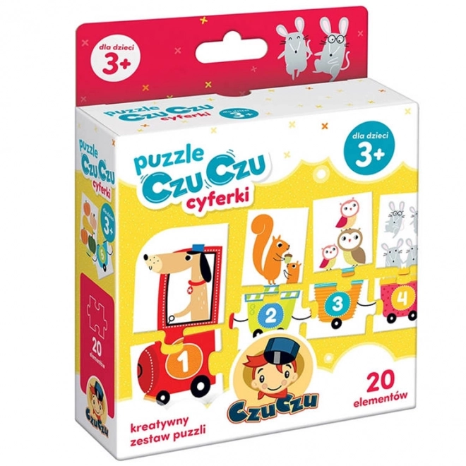 CzuCzu puzzle vlak s čísly – učení počítání