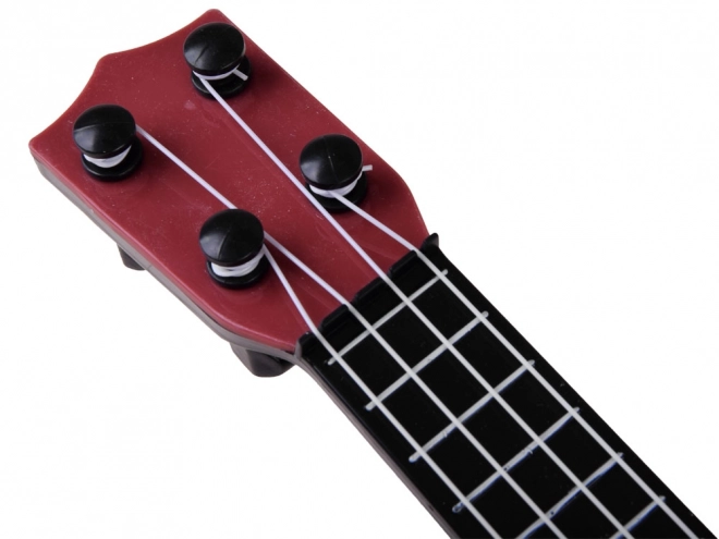 Mini ukulele pro děti 25 cm – tmavě hnědá