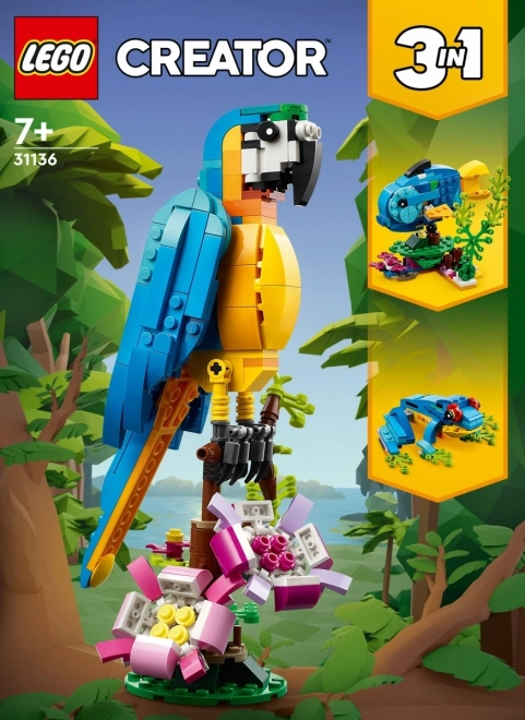 LEGO Creator 3v1 31136 Exotický papoušek