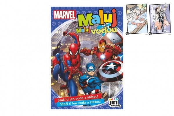 Omalovánky Maluj vodou Marvel