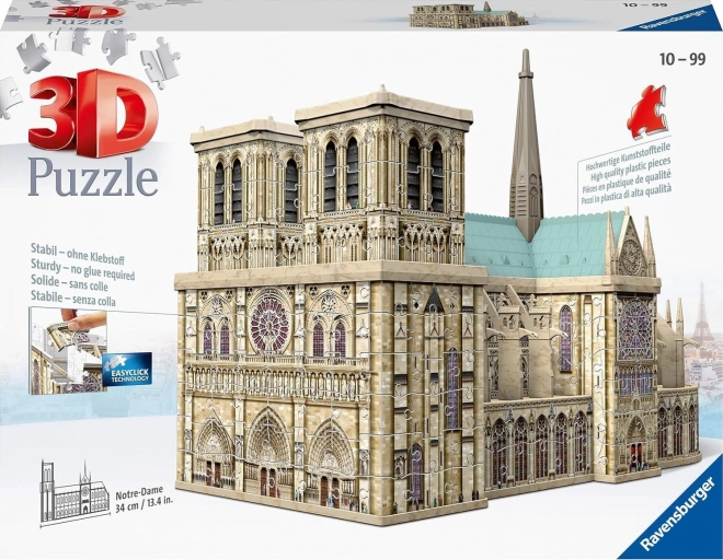 RAVENSBURGER 3D puzzle Katedrála Notre-Dame, Paříž 324 dílků