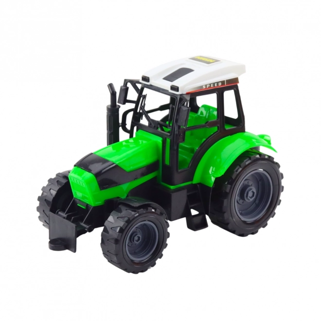 Dětský zemědělský traktor se secím strojem