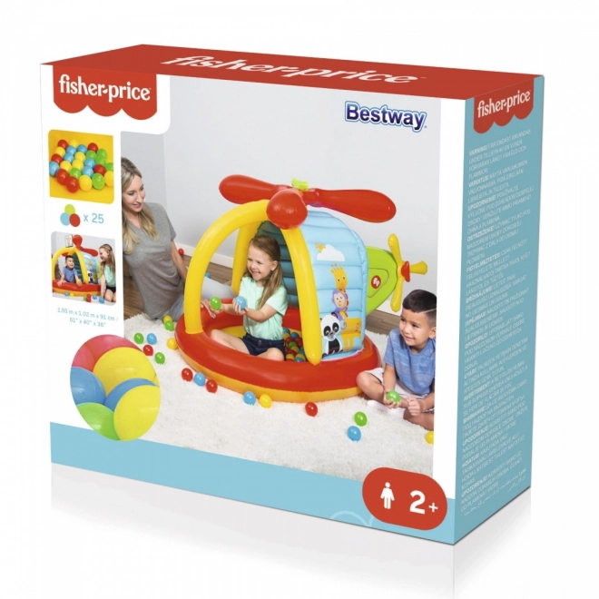 Hrací ohrádka Helikoptéra Míče Fisher-Price BESTWAY