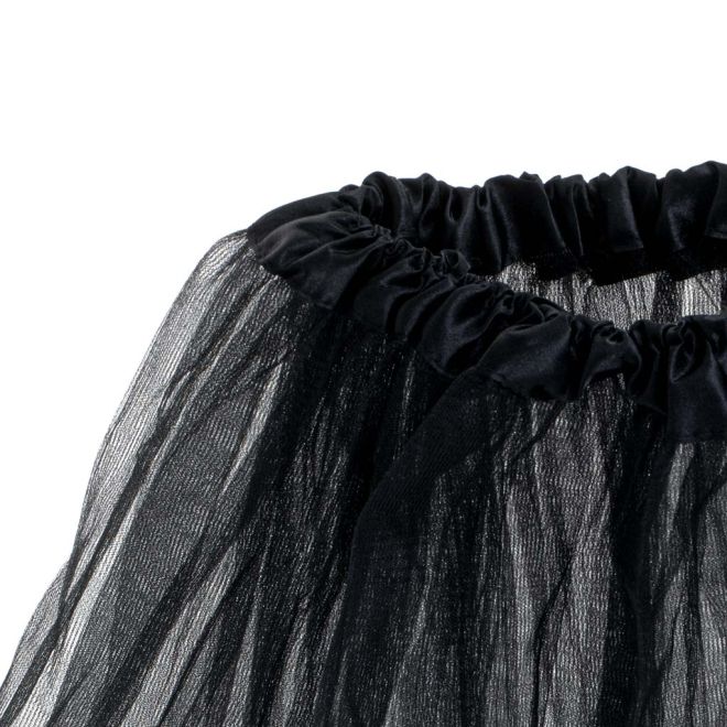 Černá tylová sukně