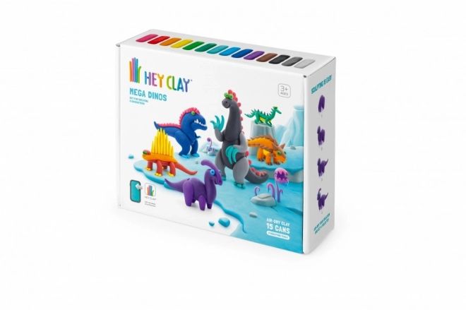 Plastová hmota Hey Clay Mega Dinosaurs set