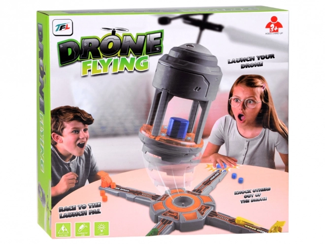 Létající dron hra zručnost