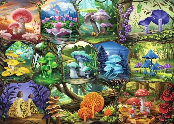 Ravensburger Puzzle Krásné Houby 1000 Dílů