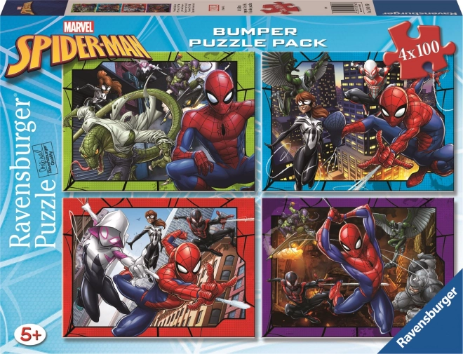 RAVENSBURGER Puzzle Spiderman 4x100 dílků