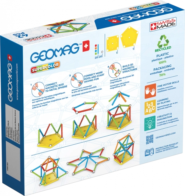 Geomag Supercolor 42 dílků