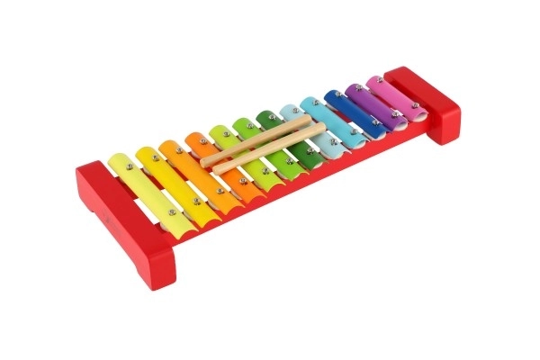 Dřevěný xylofon pro děti 36 cm
