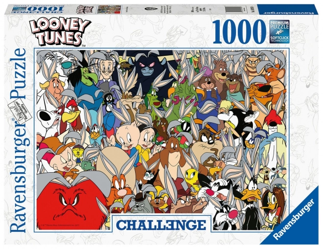 2D puzzle 1000 dílků Looney Tunes Challenge