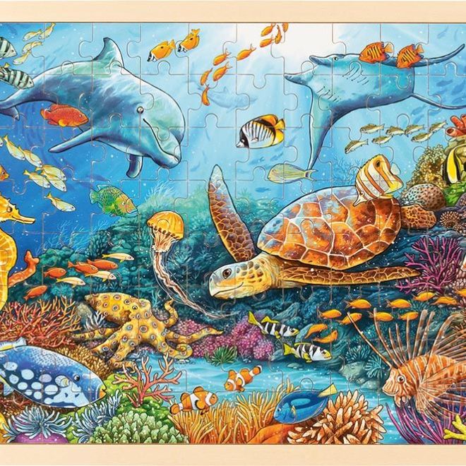 Dřevěné puzzle - Korálový útes
