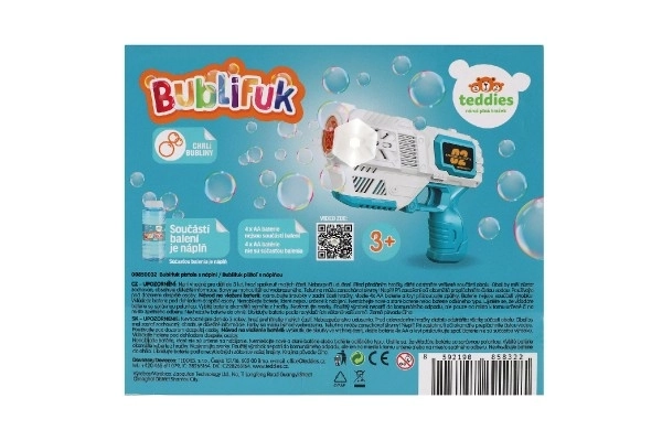 Bublifuková pistole s náplní