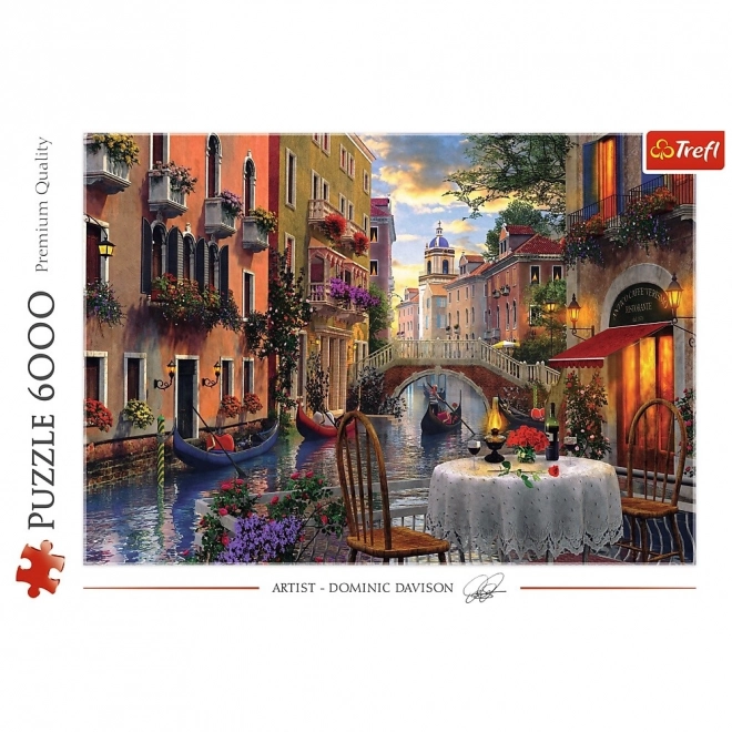 Puzzle 6000 prvků, Romantická večeře