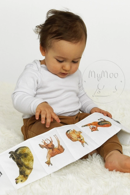 MyMoo Textilní leporelo Procházka lesem