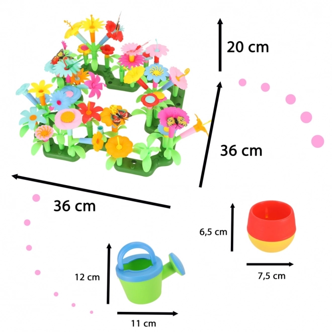 Kreativní stavebnice květinová zahrada