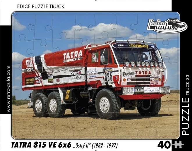 Retro puzzle Tatra 815 Truck