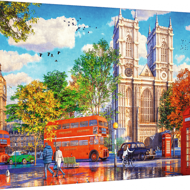 TREFL Puzzle Premium Plus Tea Time: Pohled na Londýn 1000 dílků