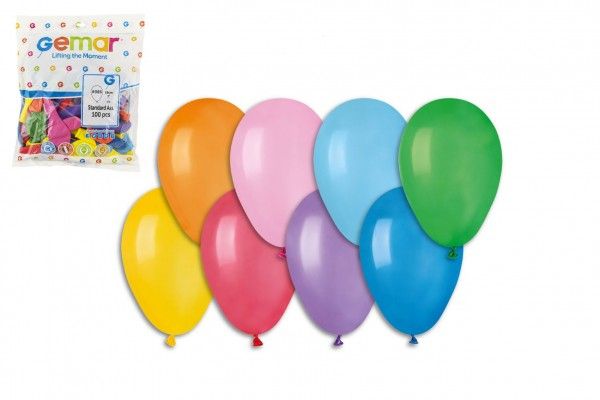 Nafukovací balónky - Barevný mix 19 cm 100 ks