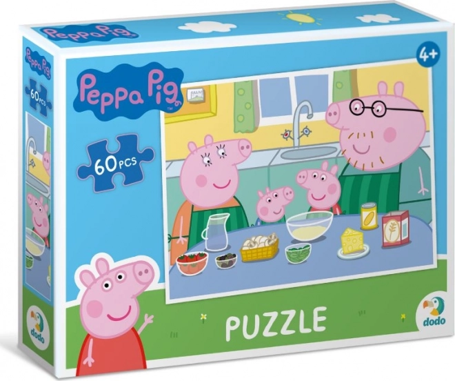 Puzzle Peppa Pig: Společné vaření 60 dílků