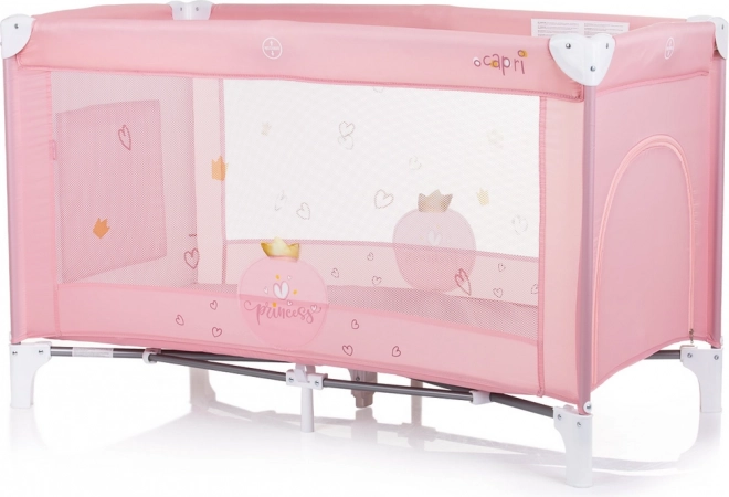 CHIPOLINO Postýlka cestovní Capri Princess Pink