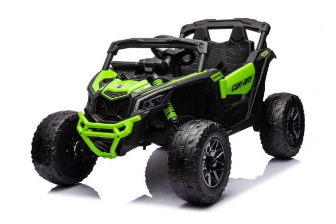 Auto na baterii Buggy Can-Am zelený lakovaný