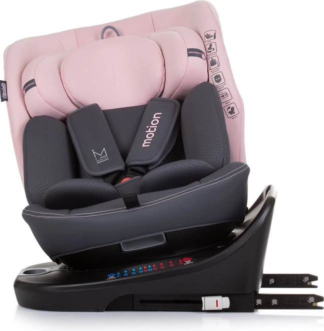 CHIPOLINO Autosedačka Motion i-Size 40-150cm Isofix 360, Flamingo