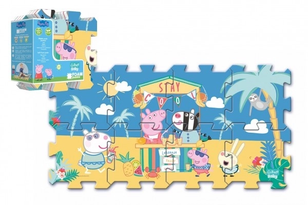 Pěnové puzzle Prasátko Peppa 8 ks