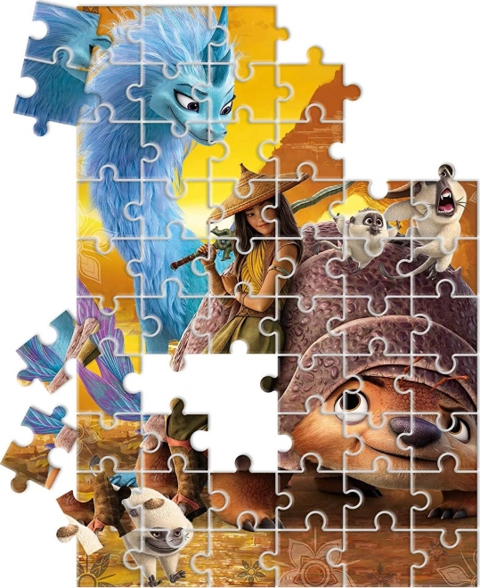 CLEMENTONI Puzzle Raya a drak 60 dílků