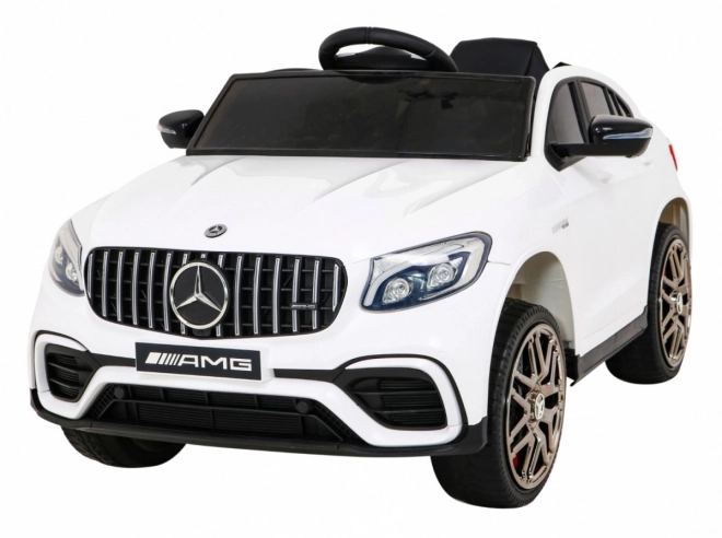 Mercedes Benz GLC63S pro děti bílý + dálkové ovládání + pohon 4x4 + MP3 LED + EVA + pomalý start