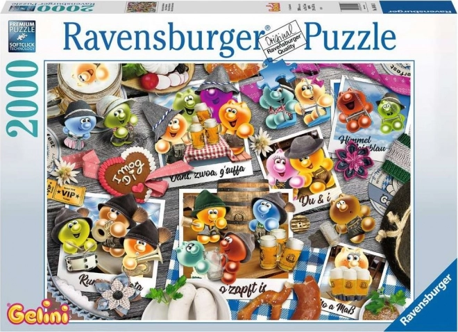 RAVENSBURGER Puzzle Gelini na Oktoberfestu 2000 dílků