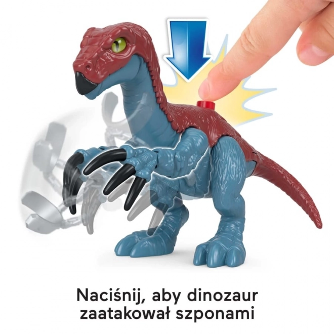 Zestaw figurek Jurassic World Imaginext Therizinosaurus a Owen