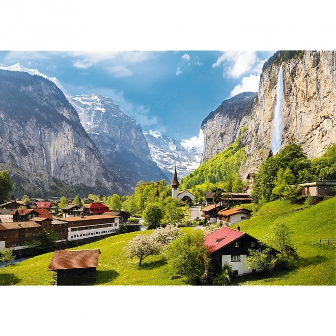 Puzzle 3000 prvků Lauterbrunnen Švýcarsko