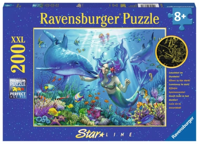 RAVENSBURGER Svítící puzzle Podvodní ráj XXL 200 dílků