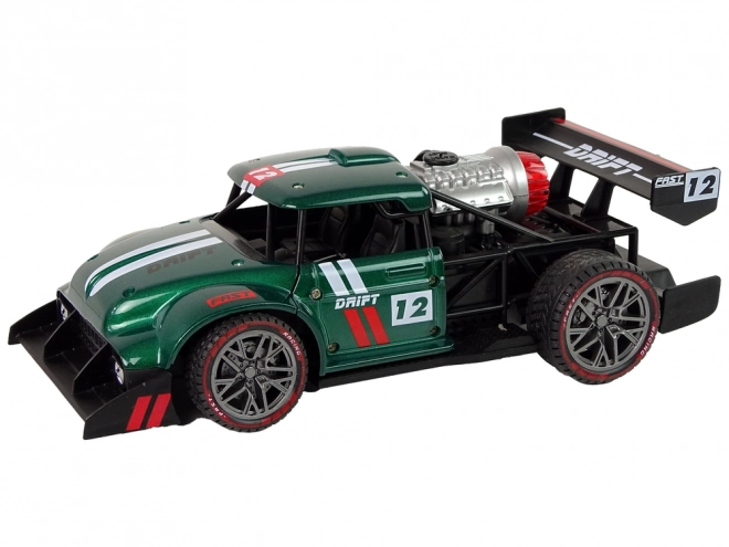 Dálkově ovládané sportovní auto R/C 1:16 Zelená pára