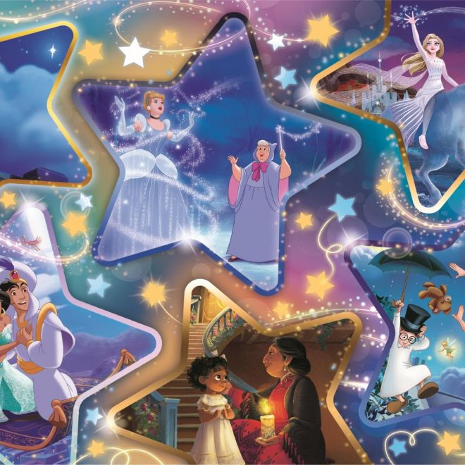 CLEMENTONI Puzzle Disney: Magické momenty 104 dílků