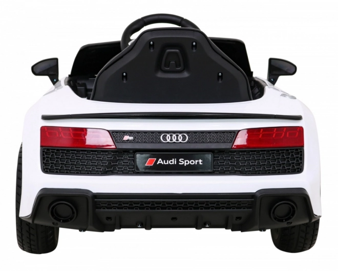 Audi R8 LIFT Bateriové auto bílé + dálkové ovládání + EVA kola + MP3 + LED