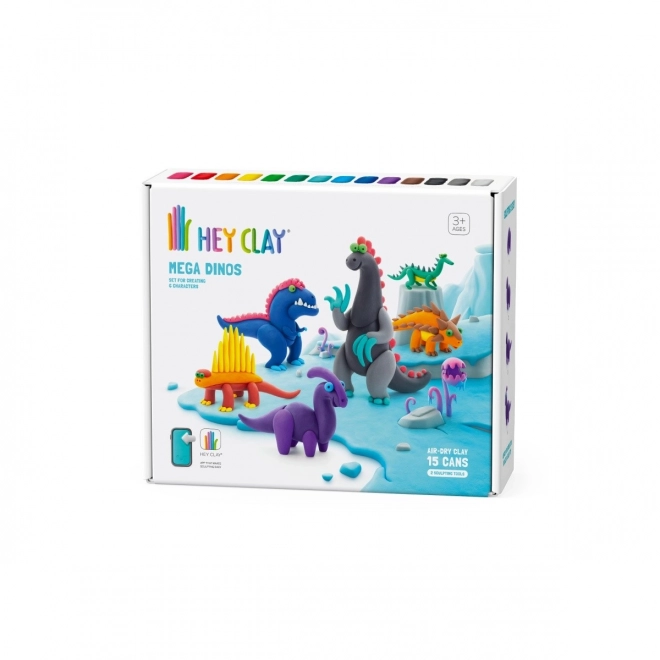 Plastová hmota Hey Clay Mega Dinosaurs set