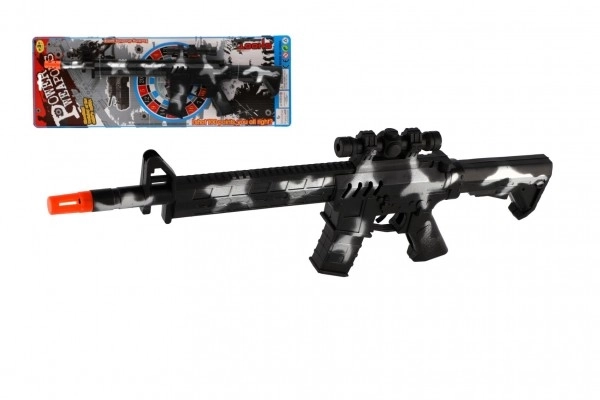 Plastový samopal  se zvukovými efekty