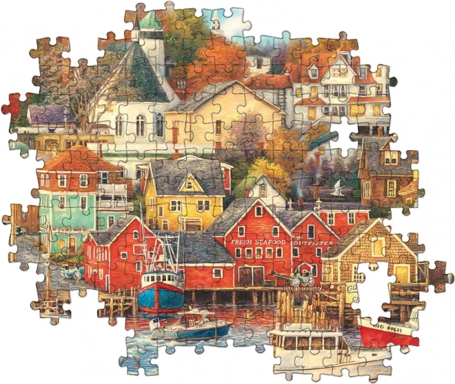 Puzzle 1500 dílků Kompaktní Dobré časy Přístav