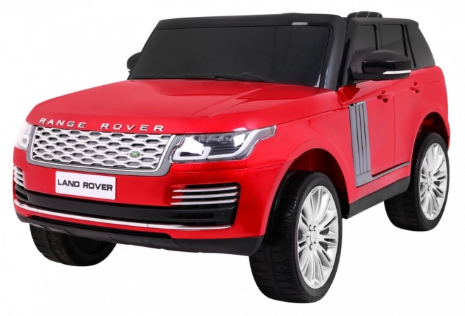 Range Rover HSE Lakované auto pro 2 děti Červená + dálkové ovládání + 5-páskové pásy + audio panel + LED dioda