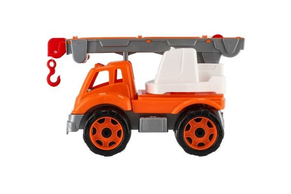 Stavební auto - jeřáb – Oranžový