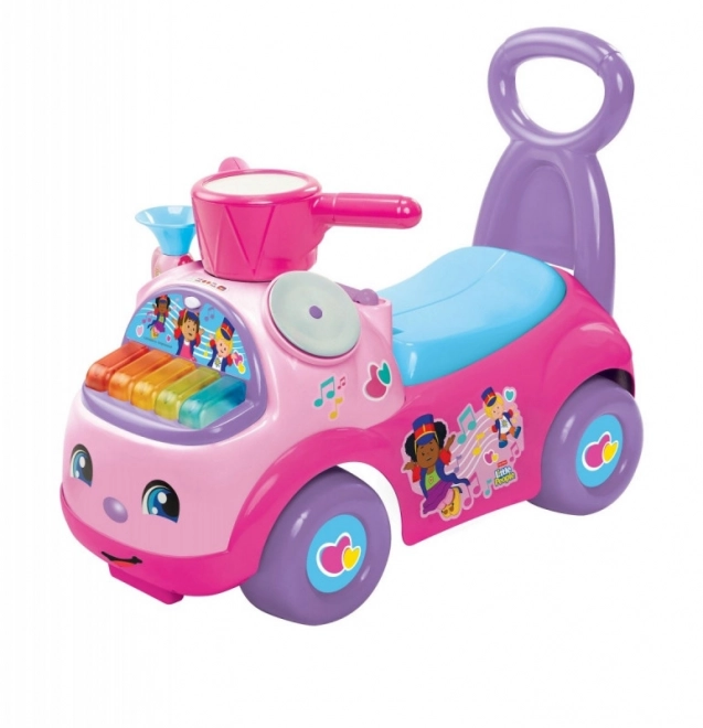 Fisher Price Hudební průvod Rider růžový