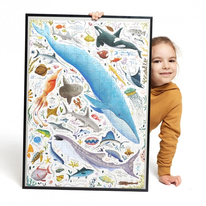 Puzzle Puzzlove Ryby a vodní živočichové 200 dílků