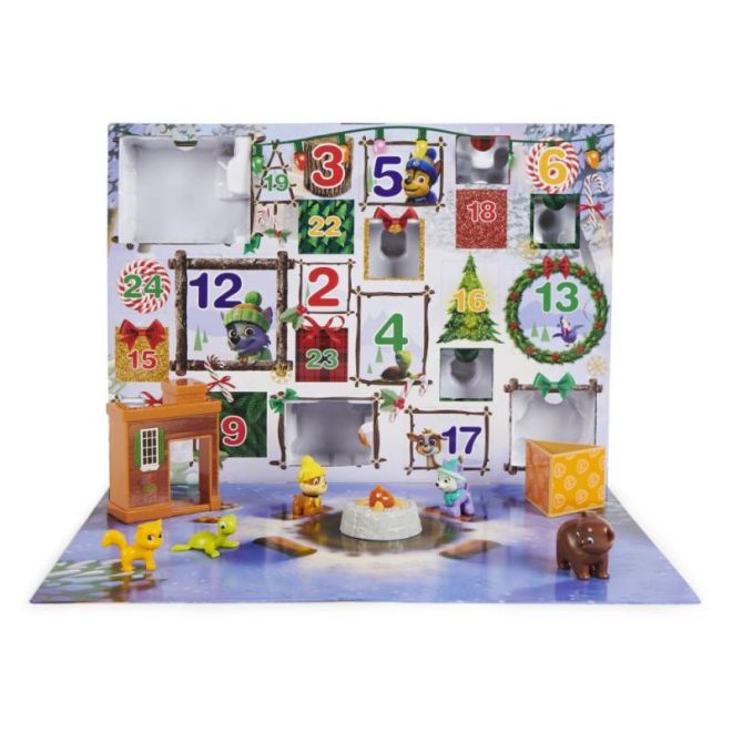 Adventní kalendář s figurkami Tlapková Patrola