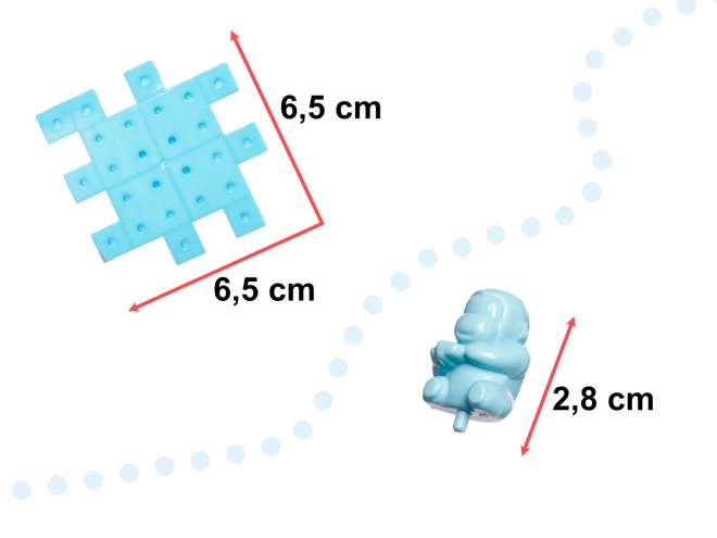 Stavební kostky Magical Blocks - 81 kusů